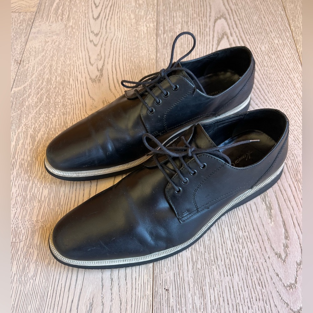 Black Leather Men's Shoes
